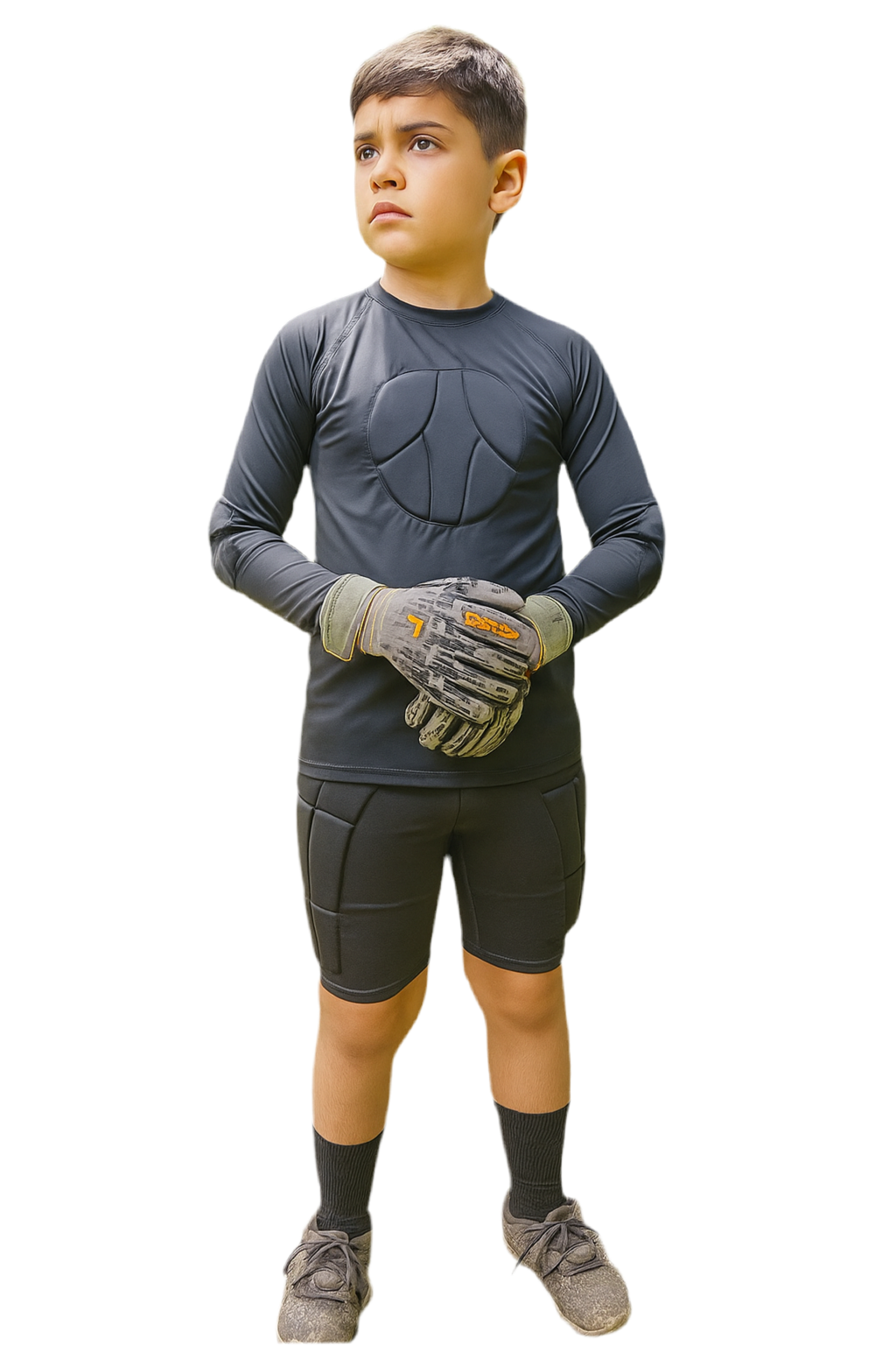 Licra Buzo Con Proteccion Niños Gk Pro