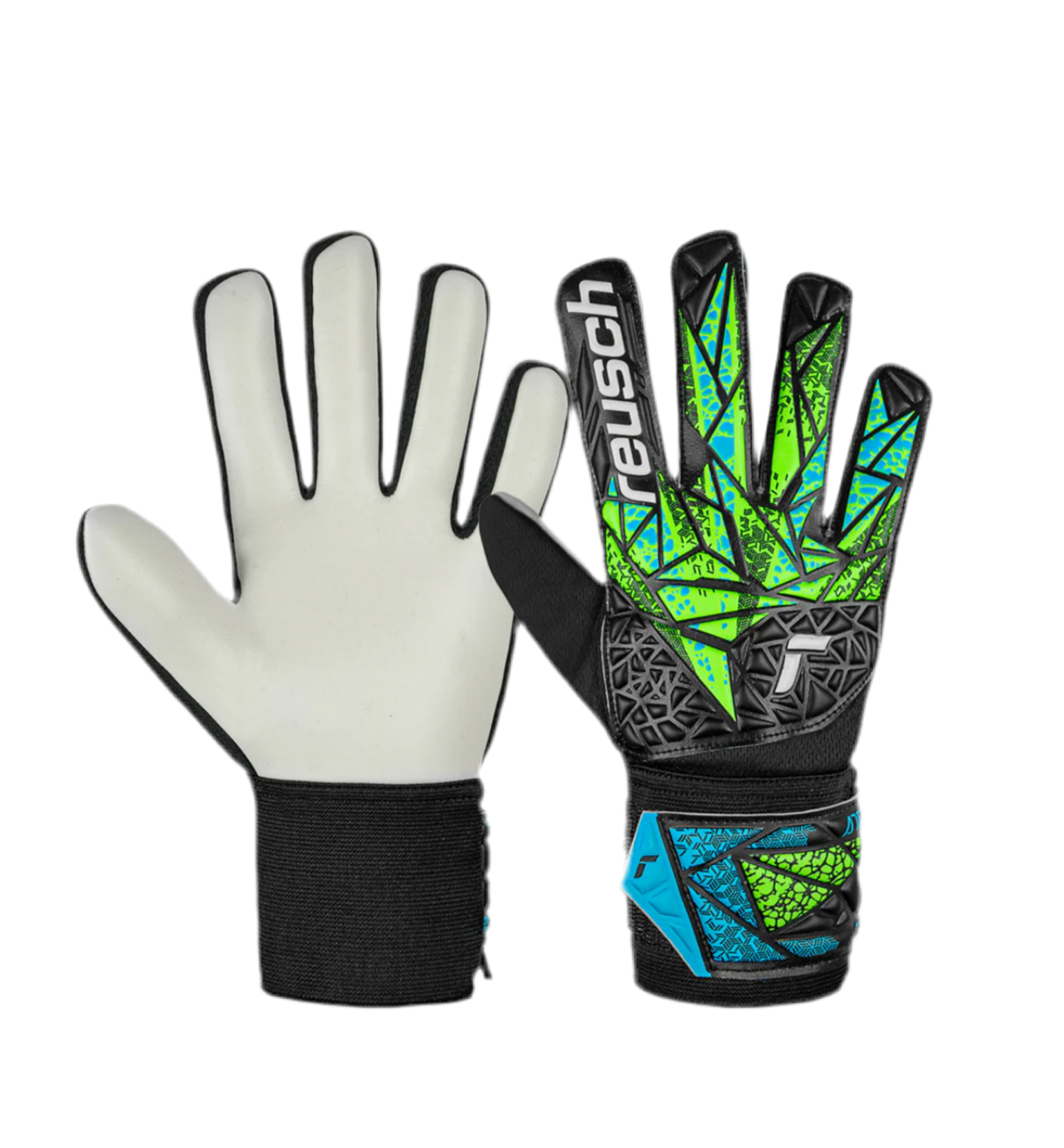 Attrakt Starter Solid Black / Fluo Lime / Aqua Juniors
