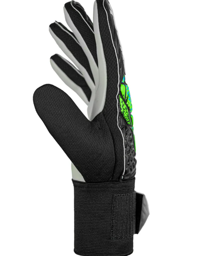 STARTER solid black-fluo lime