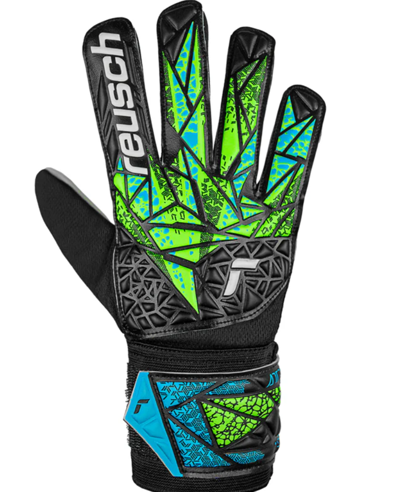 STARTER solid black-fluo lime